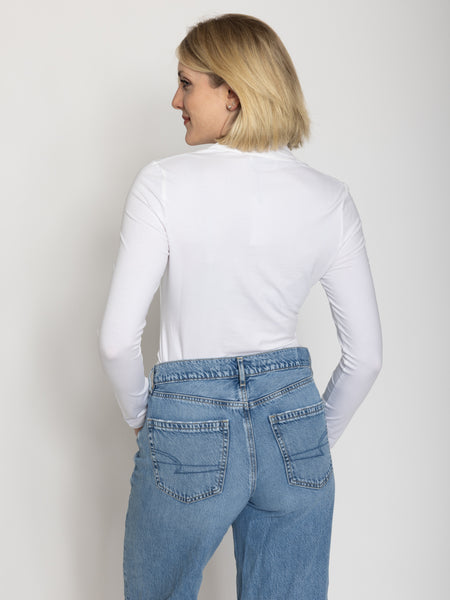 Tall Women’s Collared Long Sleeve Bodysuit