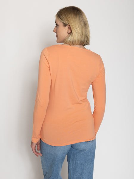Tall Women’s Double Front V-Neck Long Sleeve Tee