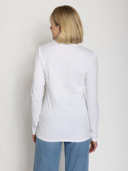 Tall Women’s Double Front V-Neck Long Sleeve Tee