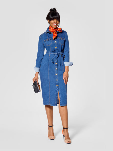 Tall Women's Clothing | Tall Fashion | Tall Denim Dress