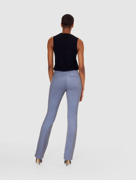 Tall Kimora Gray/Navy Blue Reversible Straight Pant sideview